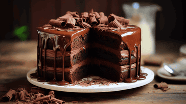 Rich Chocolate Fudge Cake